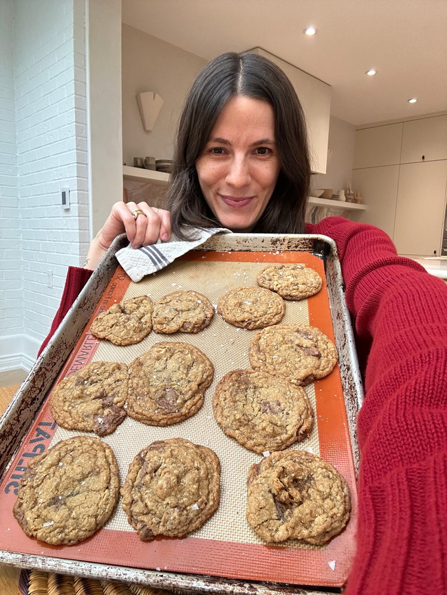 Image of Oat & Walnut Toblerone Cookies