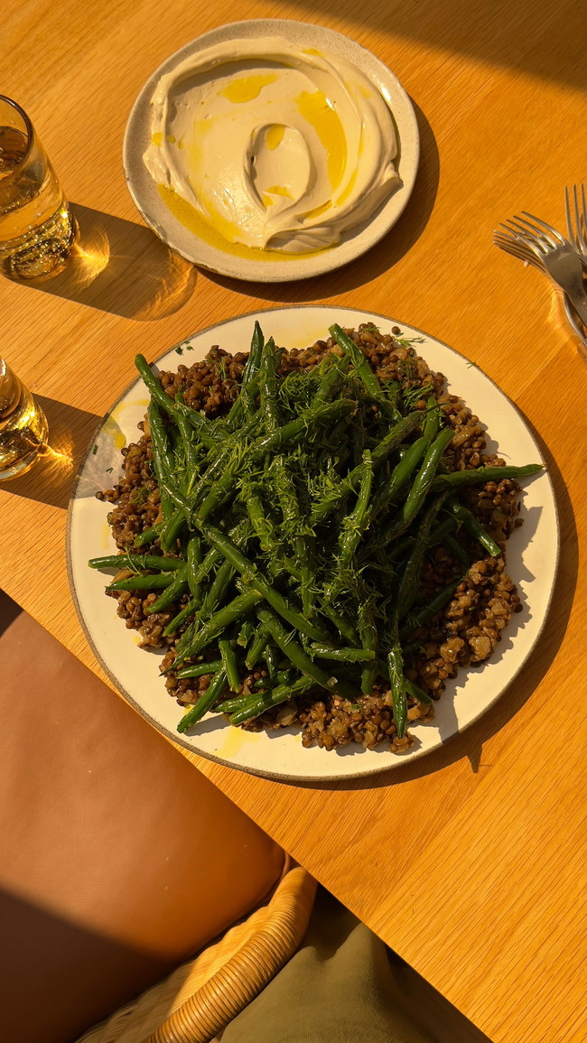 Image of Shallot and Garlic Lentils w/ Lemony Green Beans