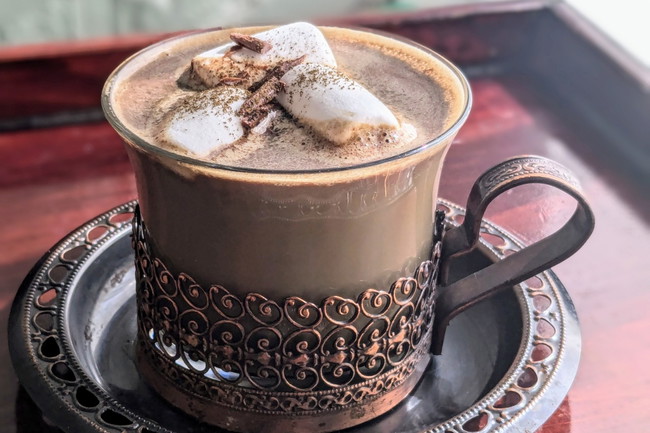 Image of Hojicha Chocolate Marshmallow Latte