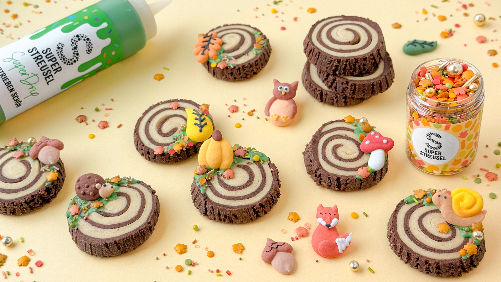 Gebakken boomschijf-koekjes