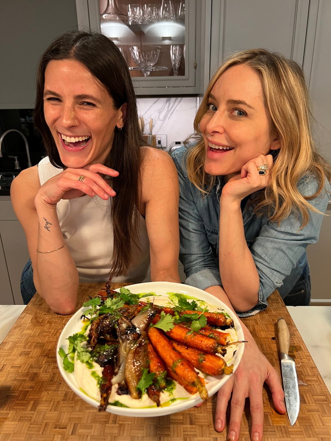 Image of Maple Roasted Carrots with Yogurt Tahini and Zhug