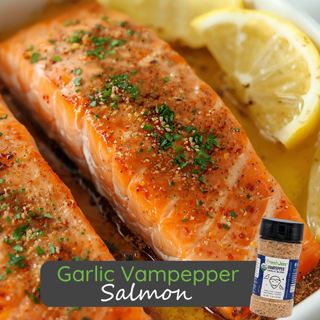 Image of Garlic Vampepper Salmon