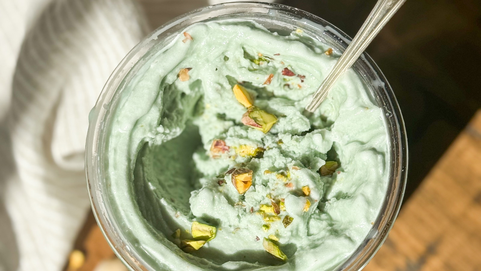 Image of High Protein Pistachio Ninja Creami