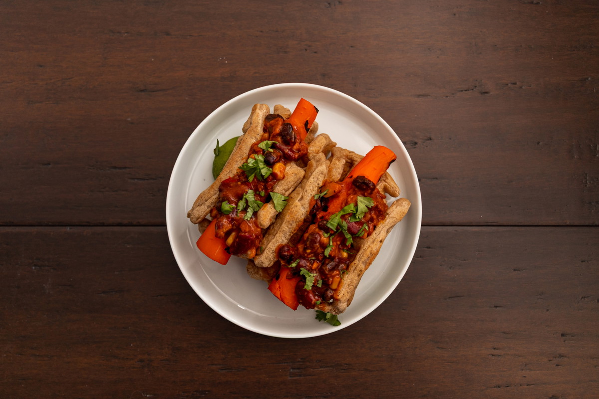 Carrot Chili Dogs