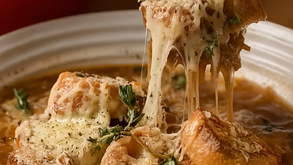 Sopa de cebolla francesa-image