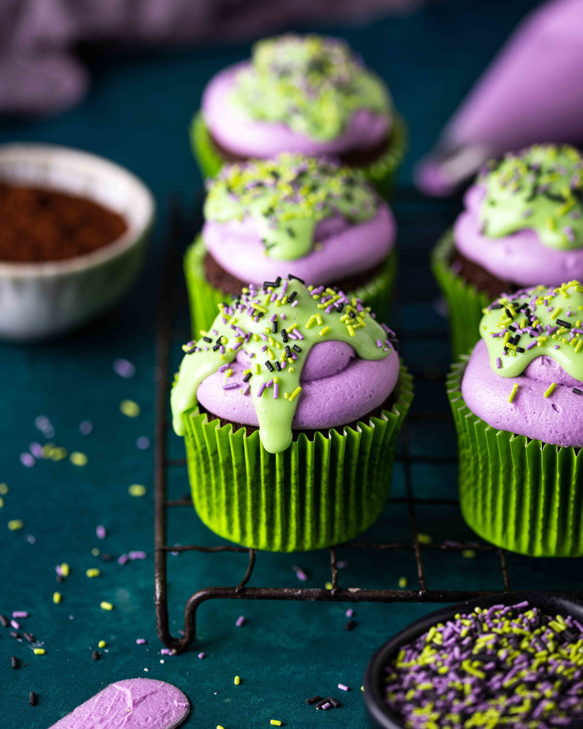 Slime Cupcakes