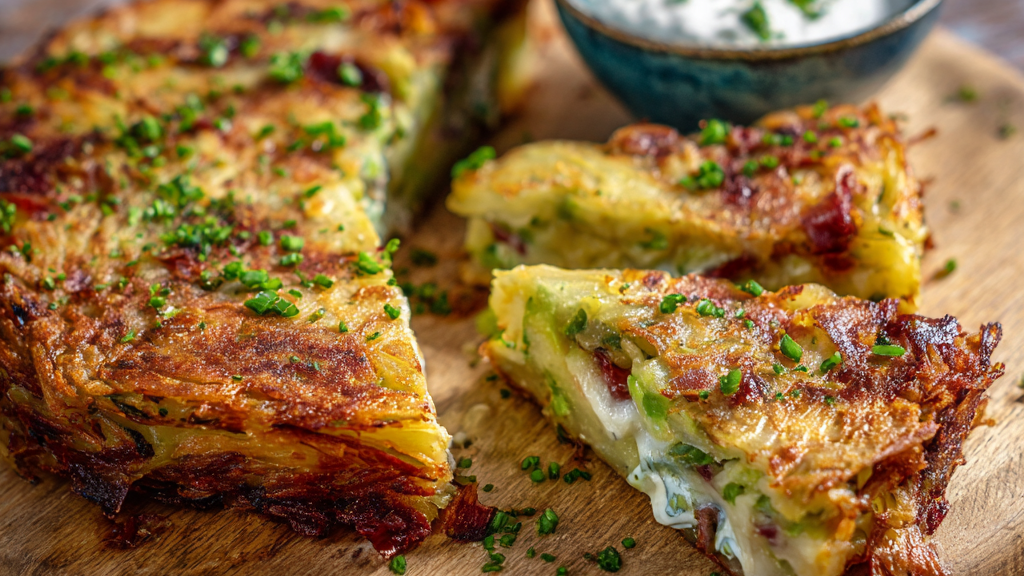 Gefüllte Kartoffelrösti