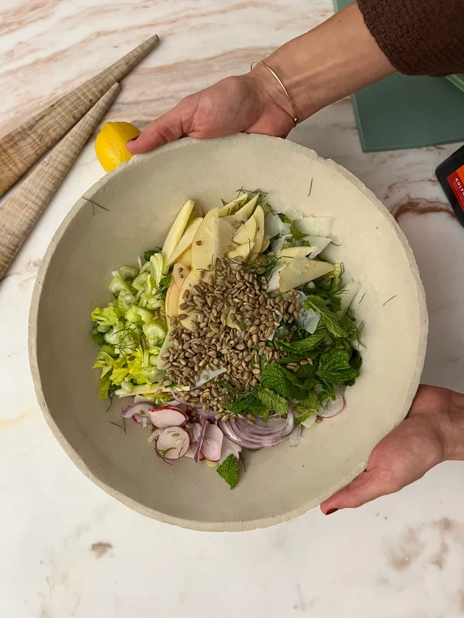 Image of Fennel, Apple and Sunflower Seed Salad