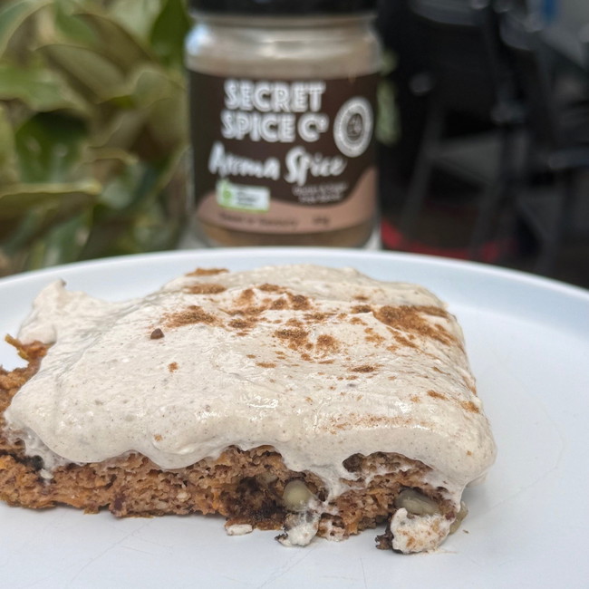 Image of Aroma Carrot Cake Bake (Gluten-Free, Refined Sugar-Free)