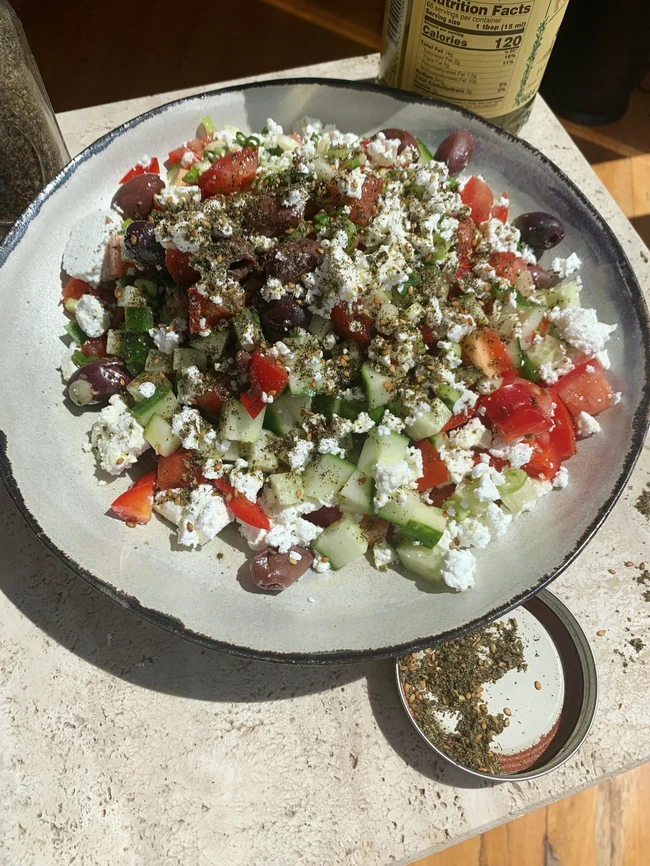 Image of Za'atar Greek Salad