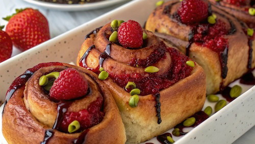Image of Berry Balsamic Chelsea Buns