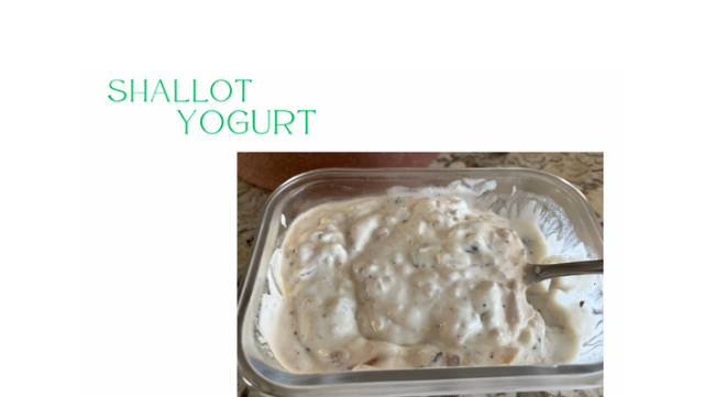 Image of Shallot Yogurt 