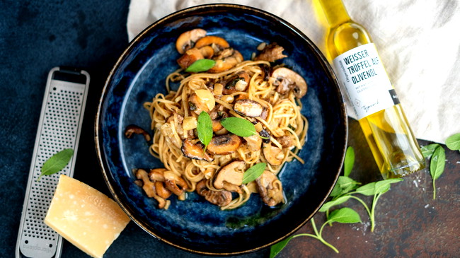 Image of Pilzpasta mit Salbei