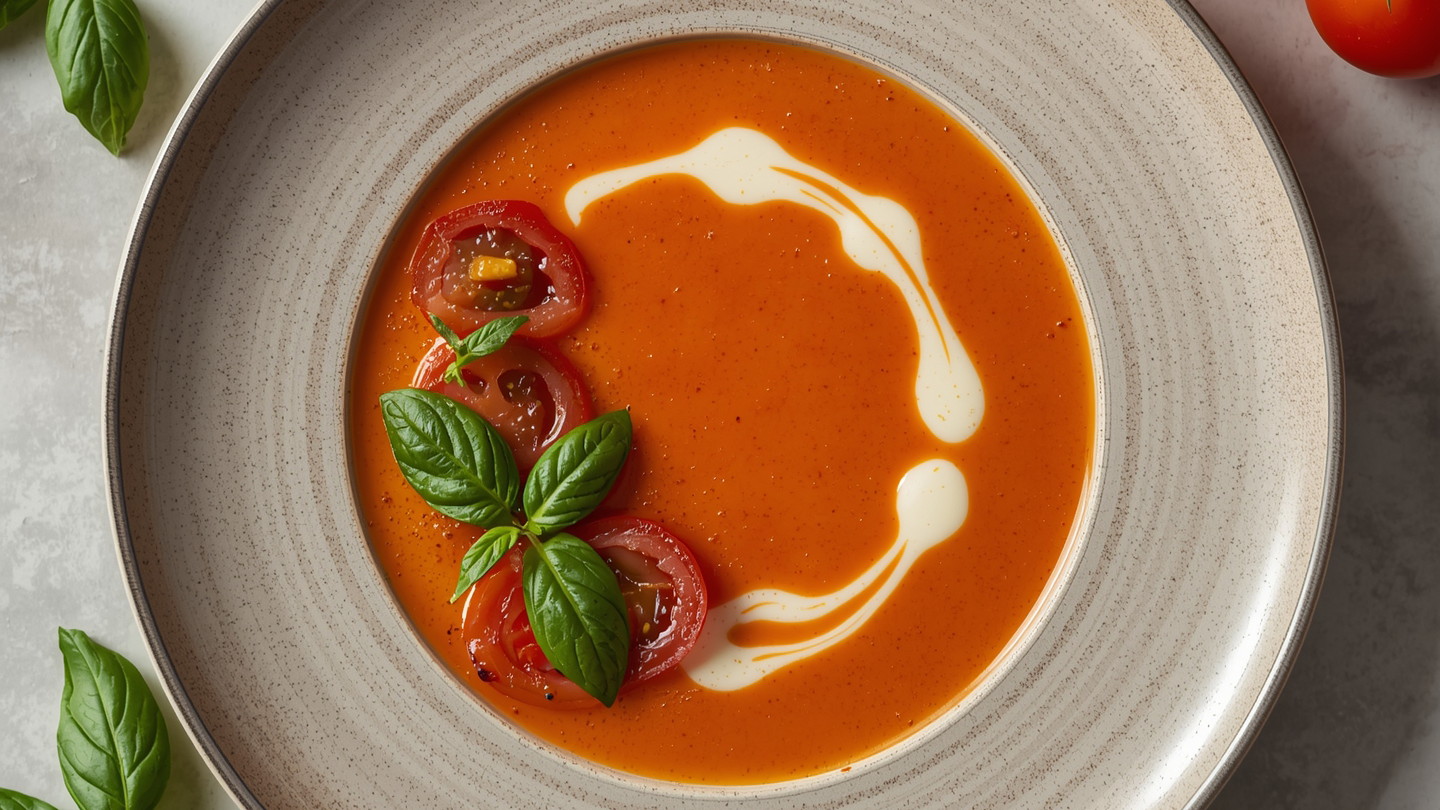 Image of Tomato Basil Soup Recipe