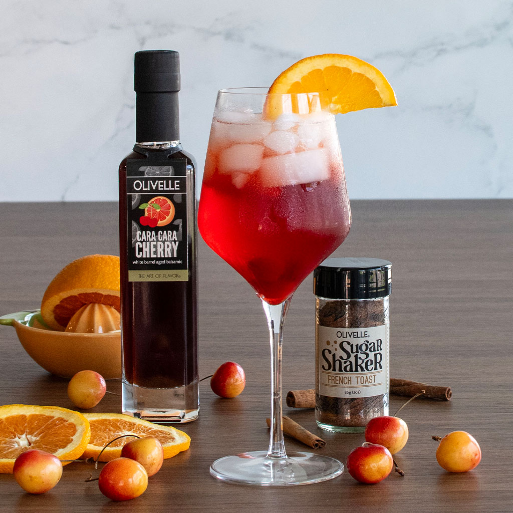 Spiced Cherry Citrus Spritz