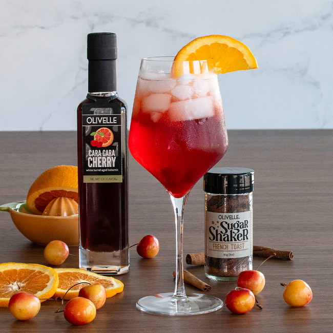 Spiced Cherry Citrus Spritz