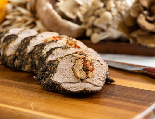 Image of Mushroom Stuffed Pork Tenderloin