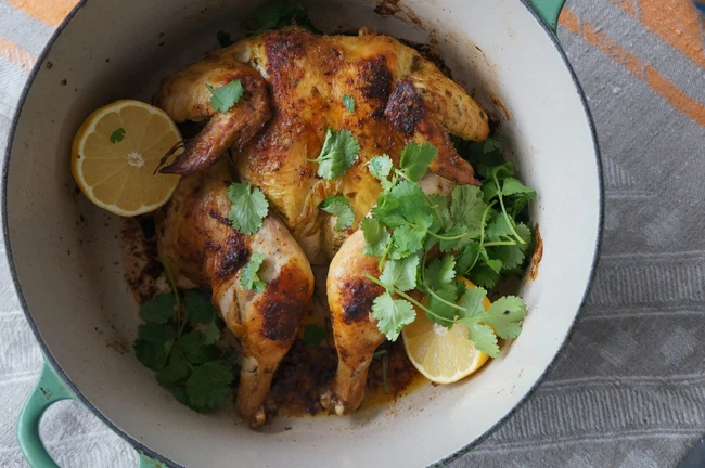 Image of Curry Madras Spatchcock Chicken