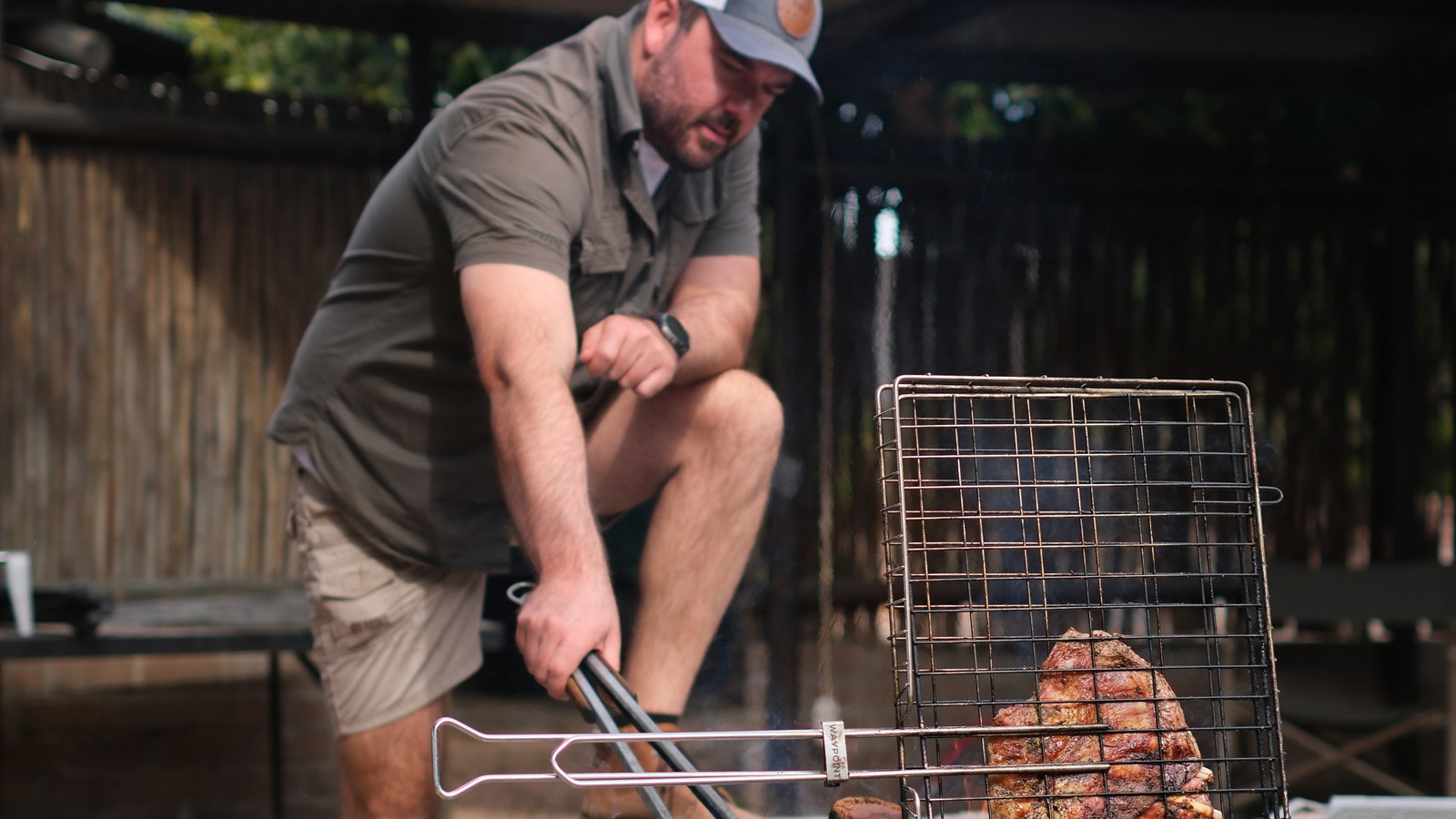 Image of Braaied Lamb Rib with Smoky Marinated Peppers