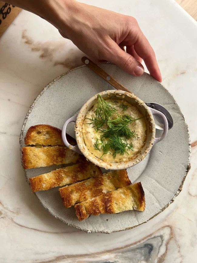 Image of Cheesy Baked Eggs
