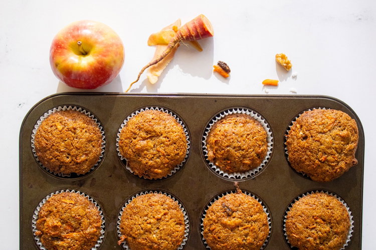 Image of Bake at 350 for 15 mins. Keep close on muffins.