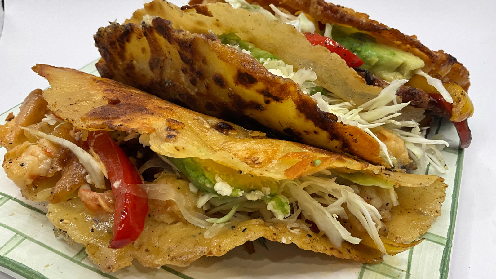 Image of Shrimp Tacos with Chipotle Crema & Citrus Veggies