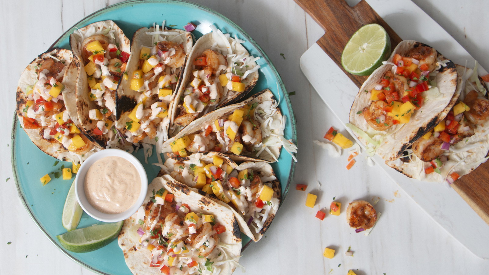 Image of Shrimp Tacos with Mango Salsa