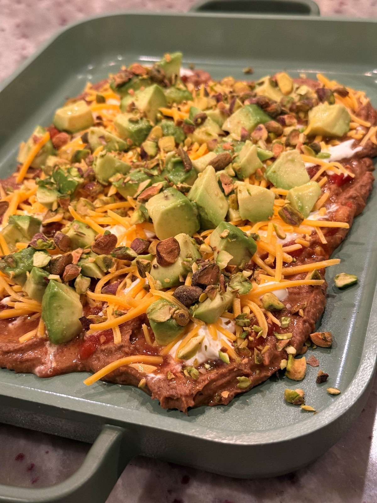 Spicekick 7 Layer Dip Recipe with Black Bean Hummus