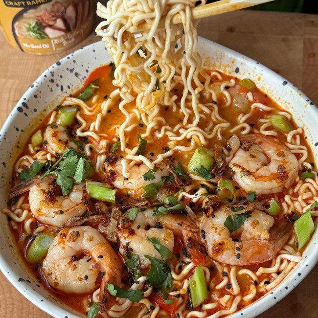Image of Creamy Coconut Curry Shrimp Ramen