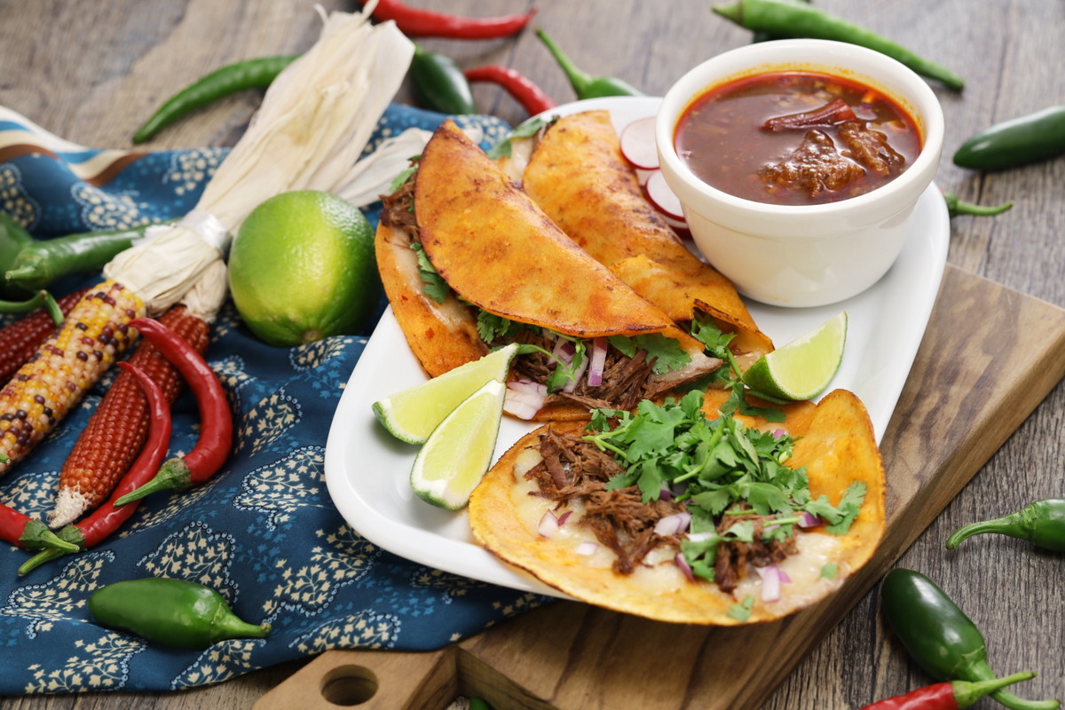 Smokey Goat Birria Tacos