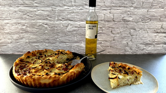 Image of Zwiebelkuchen mit Blätterteig: schnell & einfach