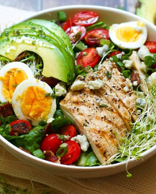 Chicken Cobb Salad with Homemade Ranch