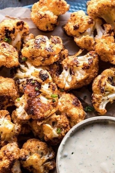 Image of Cauliflower Buffalo Bites with Ranch Dip