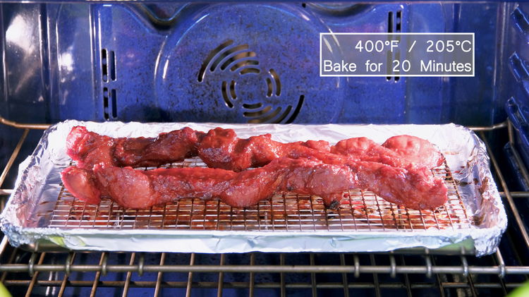 Image of Put the pork back into the oven and bake for...