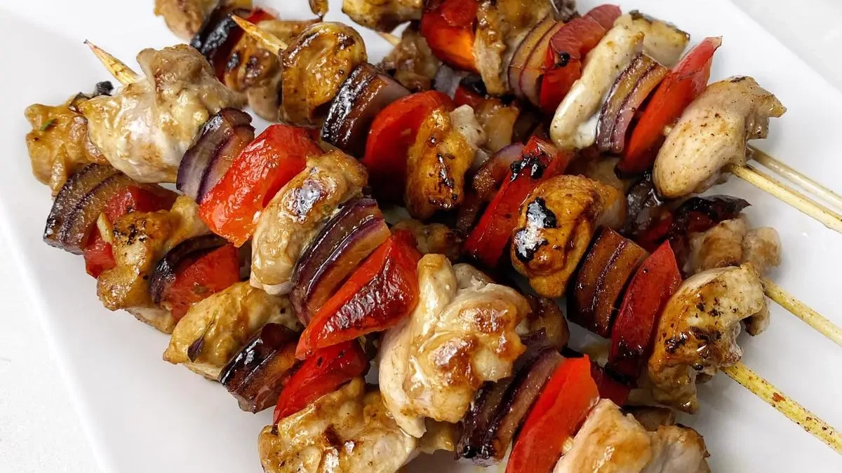 Image de la meilleure marinade de brochettes de poulet