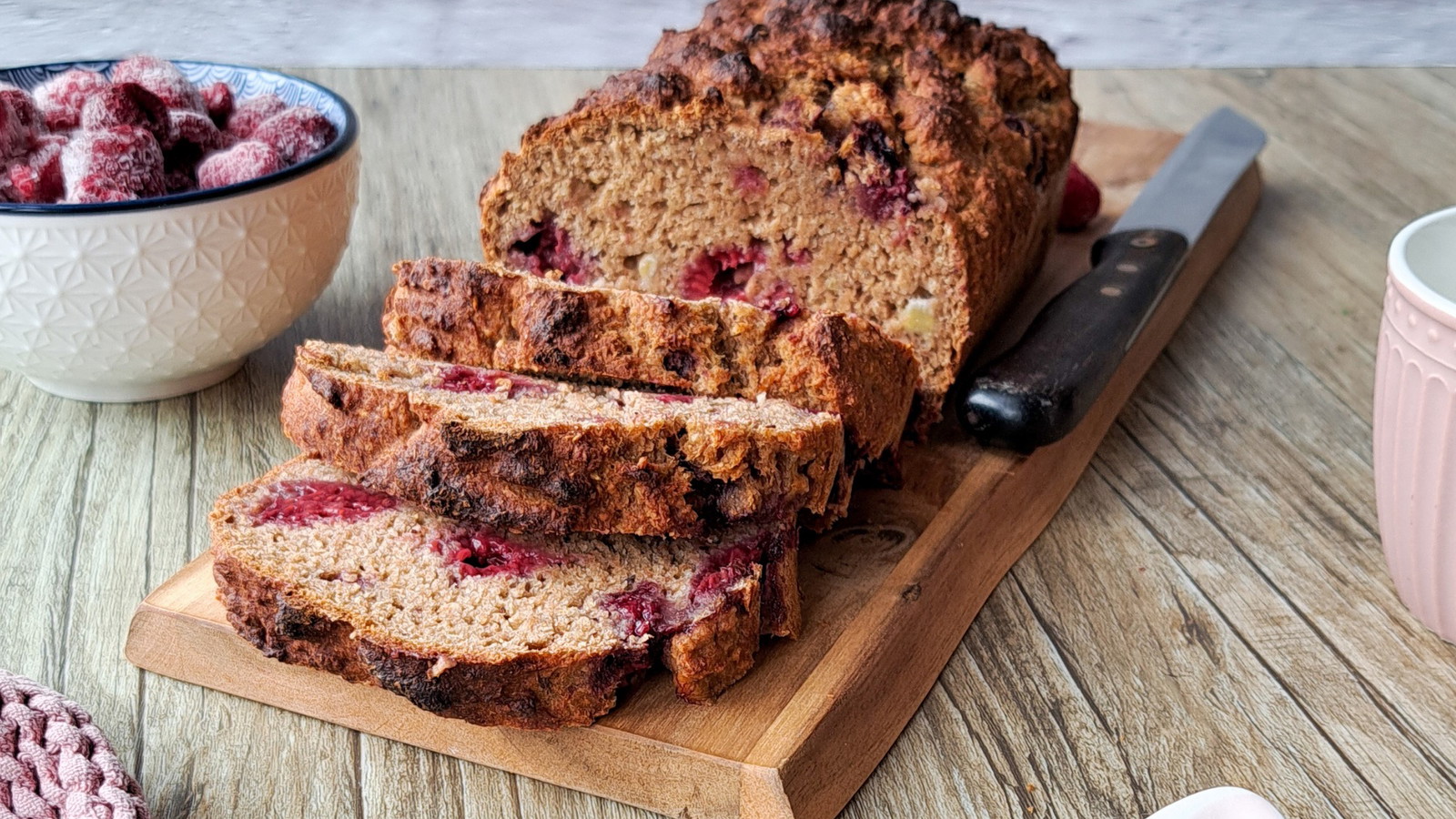 Image of Himbeer-Bananenbrot