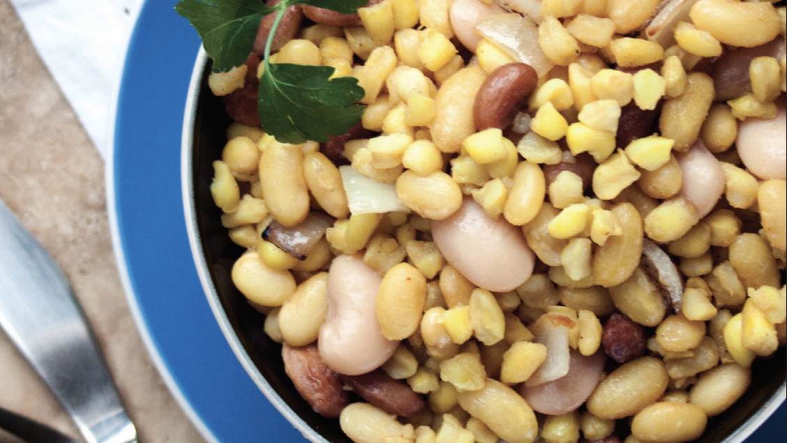 Image of Curried Samp and Beans