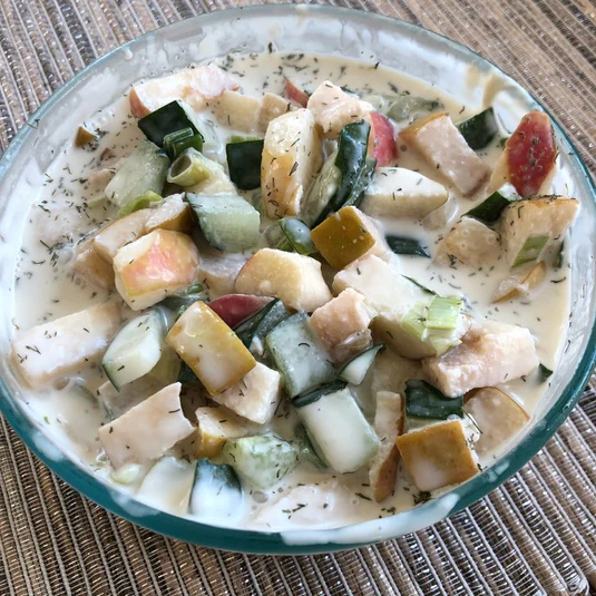 Image of Apple & Cucumber Slaw