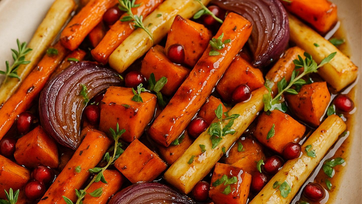 Image of Harvest Glazed Roasted Veggies
