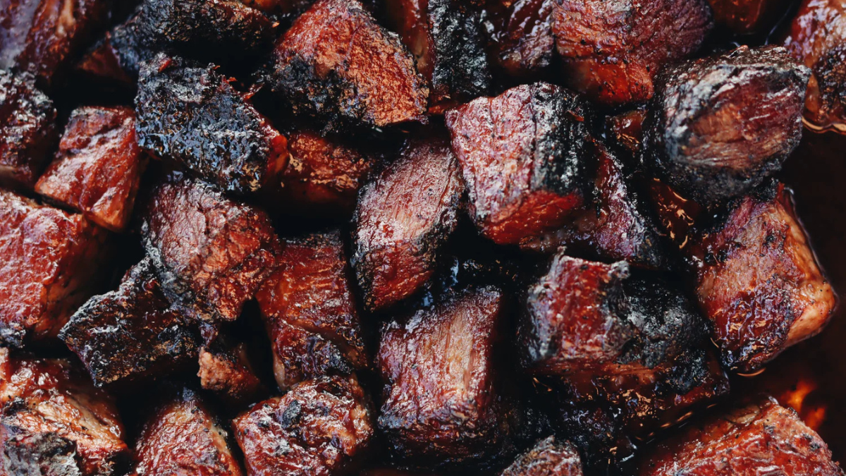 Image of BBQ Candy: Smoked Chuck Roast Burnt Ends Recipe