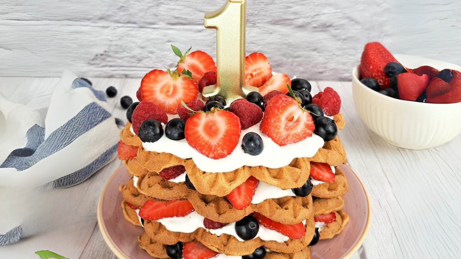 Image of Vollwertige Waffeltorte