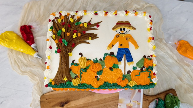 Image of Kootek Pumpkin Patch Harvest Sheet Cake