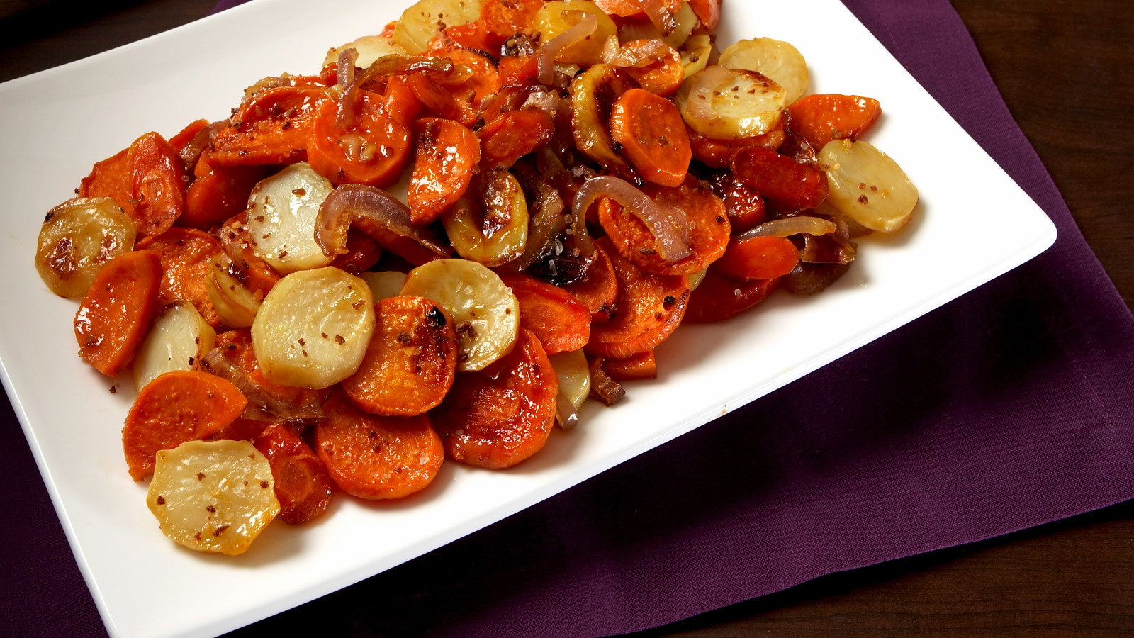 Image of Herb & Garlic Roasted Root Vegetables