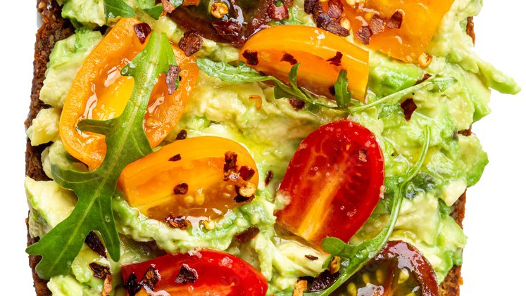 Image of Grilled Avocado Toast with Tomato