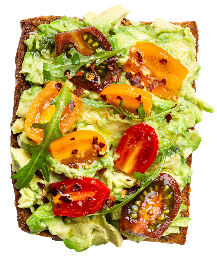 Grilled Avocado Toast with Tomato