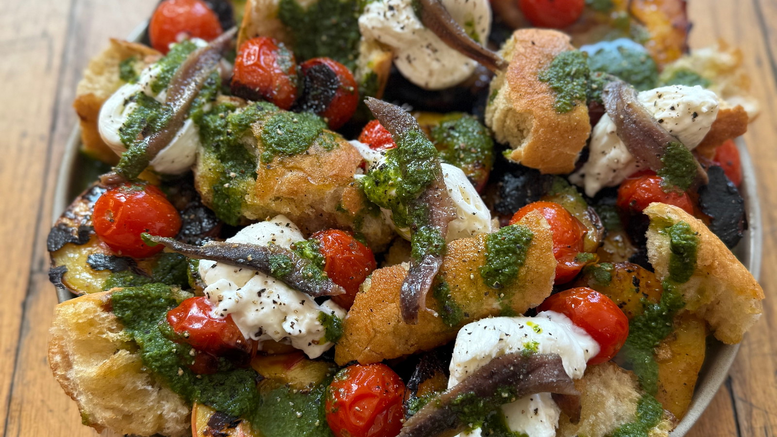 Image of End of Summer Grilled Peach Salad