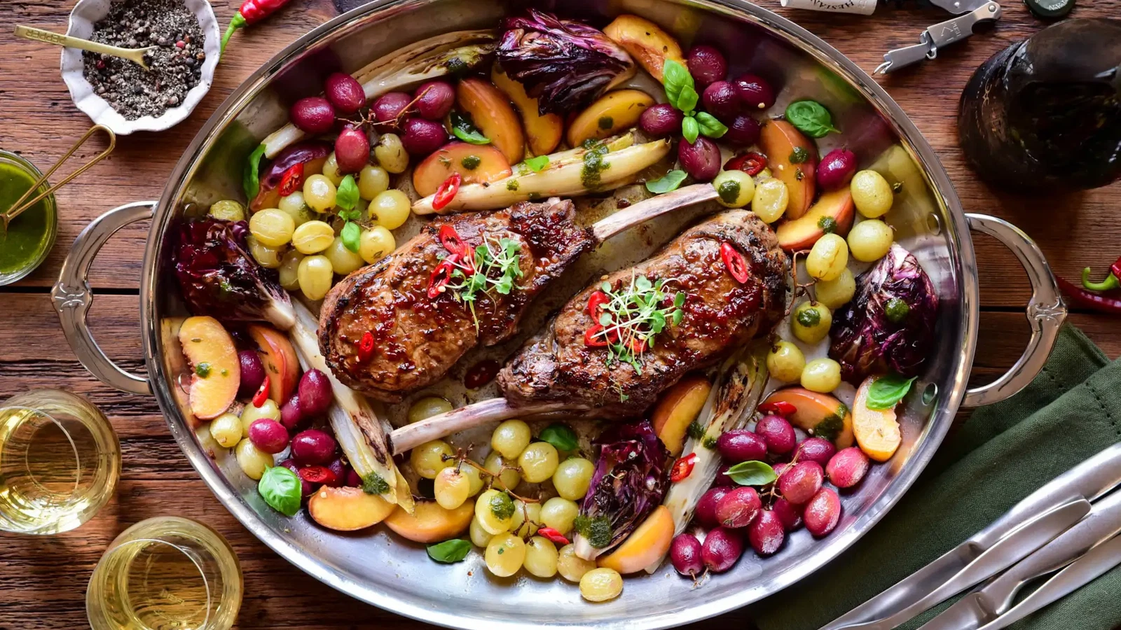 Image of Diavola Veal Chops with Chili Apple Cider Glaze 