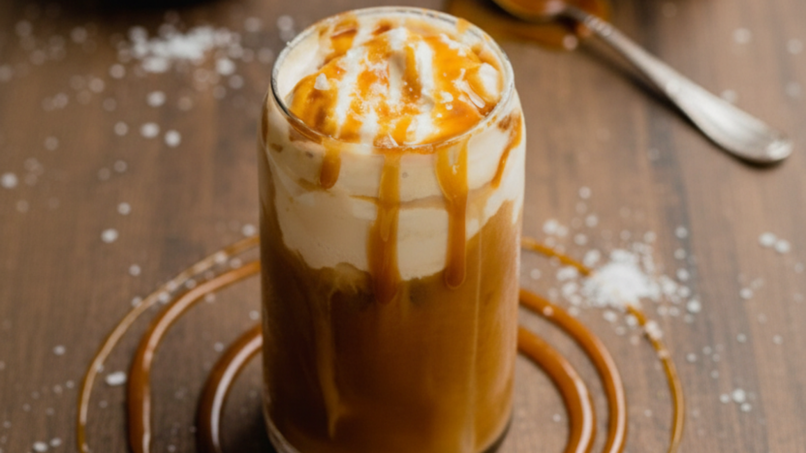 Image of Wabi Coffee Recipes: Salted Caramel Cold Foam Coffee