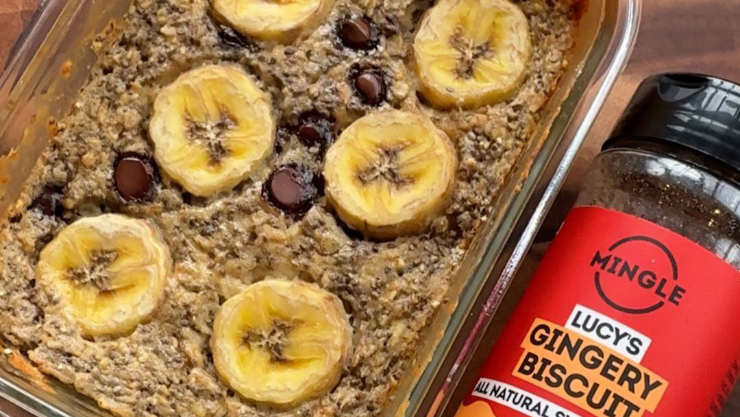 Image of Mingle’s Baked Banana + Protein Oats