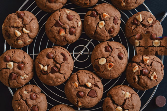 Chocolate Chip & Hazelnut Cookies